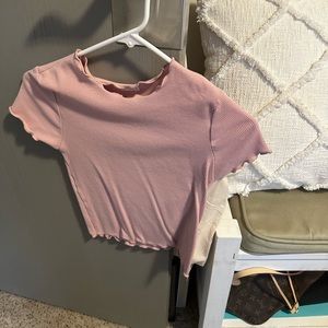 Pink crop top